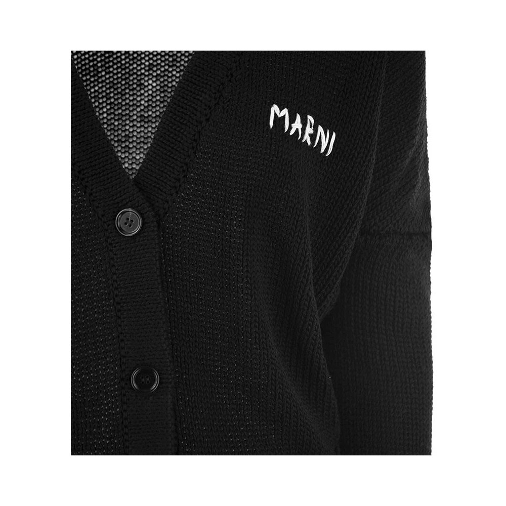 Marni Katoenen Cardigan Black Dames