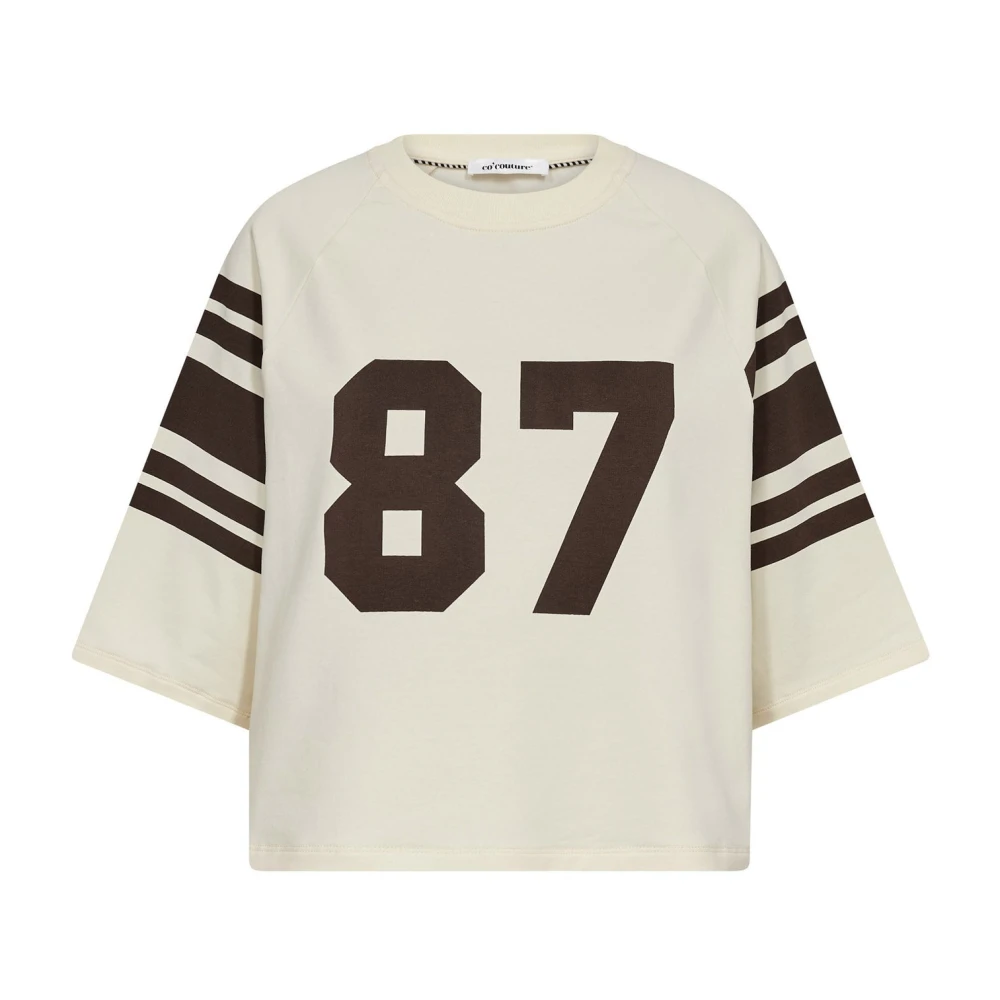 Co'couture Women's Beige Signaturecc New Tee - T-Shirts - S - Tops