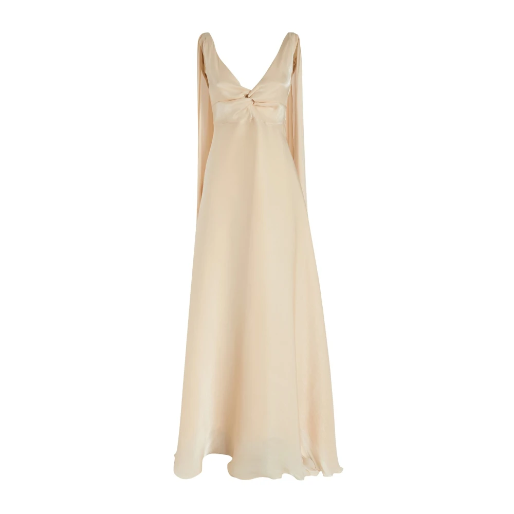 Actualee Lange Jurken Collectie Beige Dames