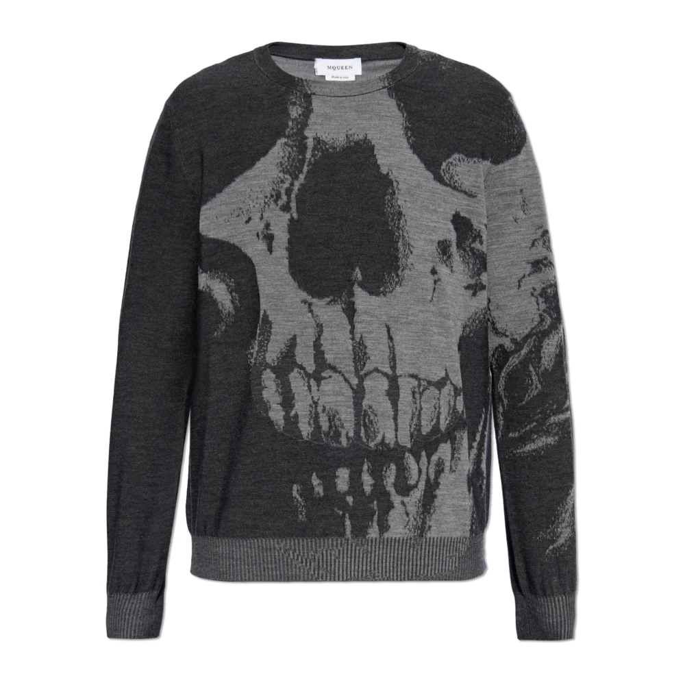 Alexander mcqueen Wollen trui Gray Heren