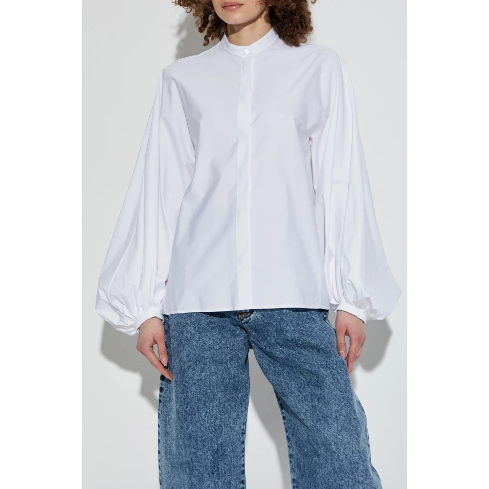 Alaïa Katoenen shirt White Dames