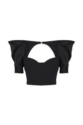 Crepe and Duchesse Top