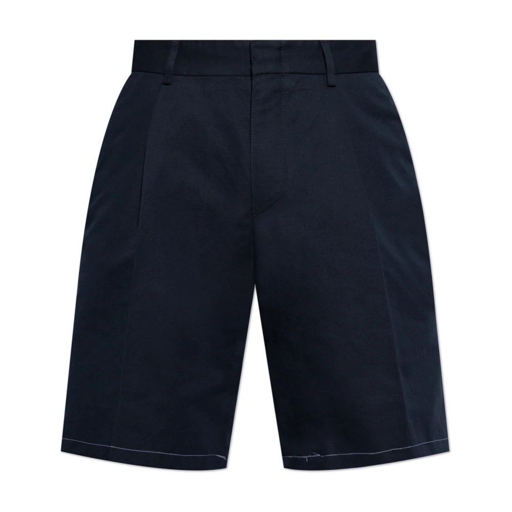 Brioni Shorts met zakken Blue Heren