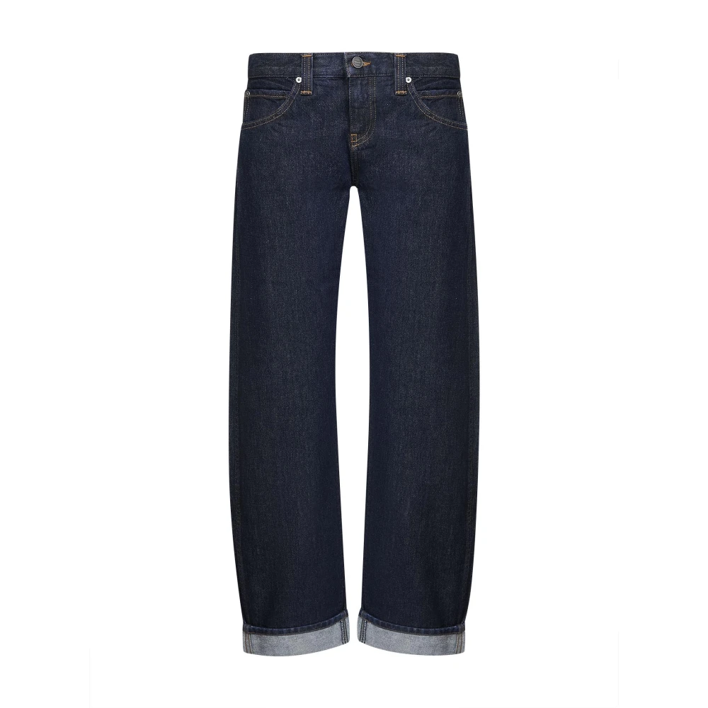 Khaite Women's Blue Karo Low Rise Jean