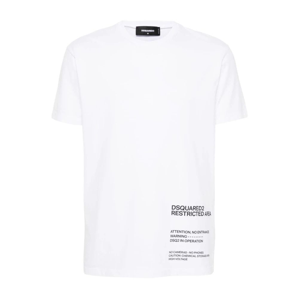 Dsquared2 Stijlvolle Overhemden White Heren