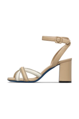 Nappa Sandal med Kristaller