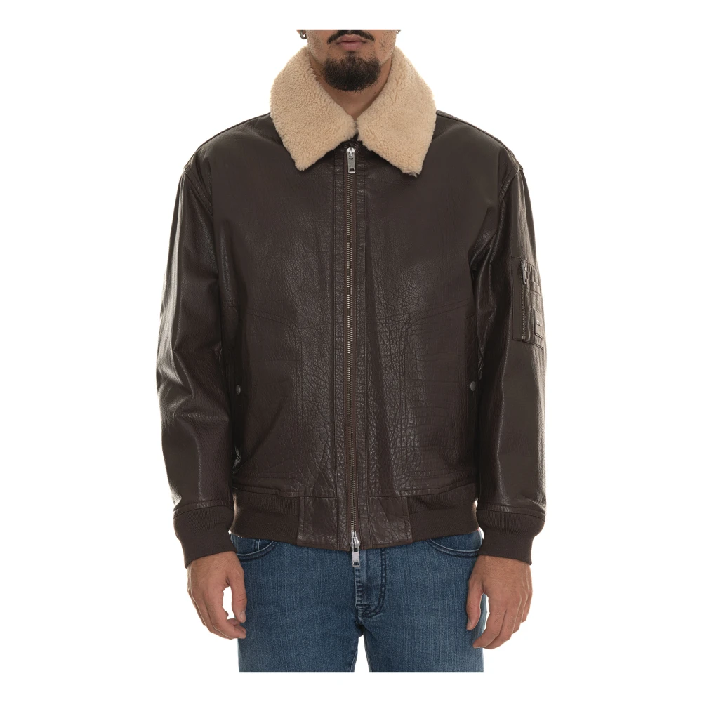 Boss Pufferjas Brown Heren