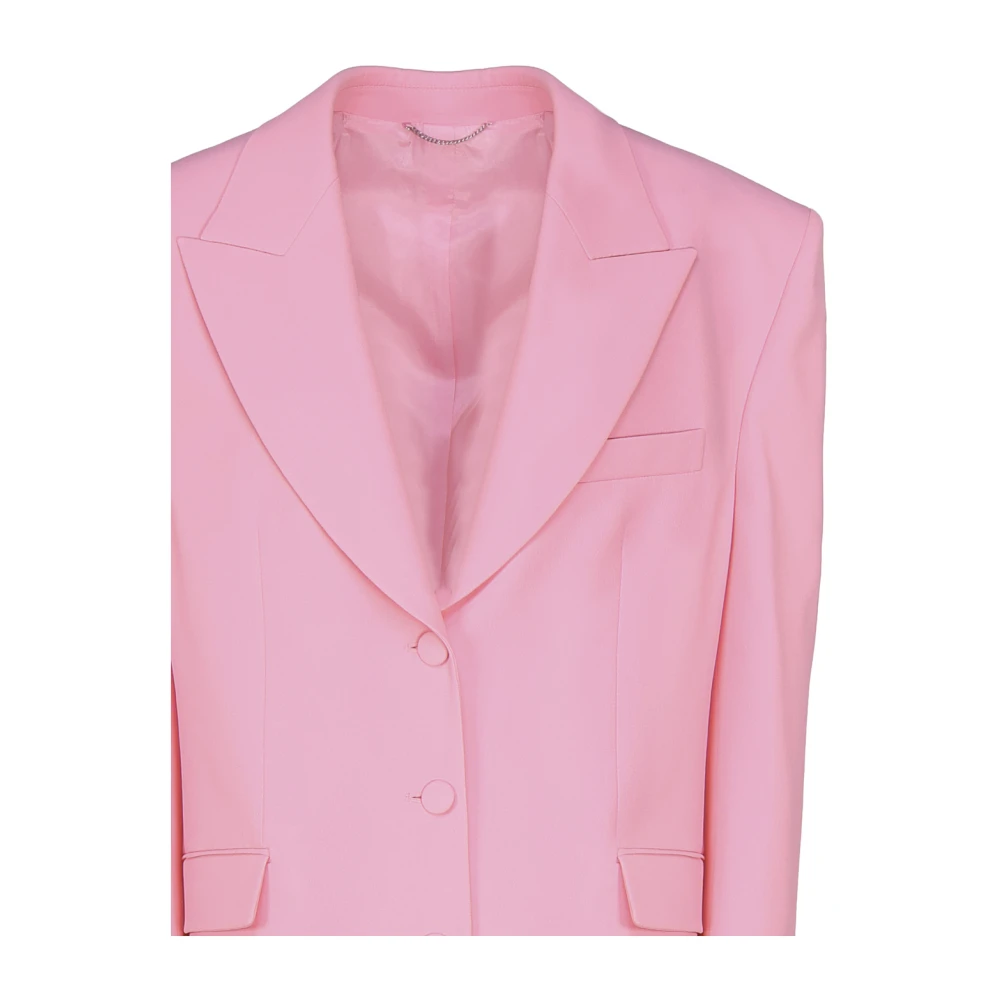 Magda Butrym Roze Oversized Blazer met Gewatteerde Schouders Pink Dames