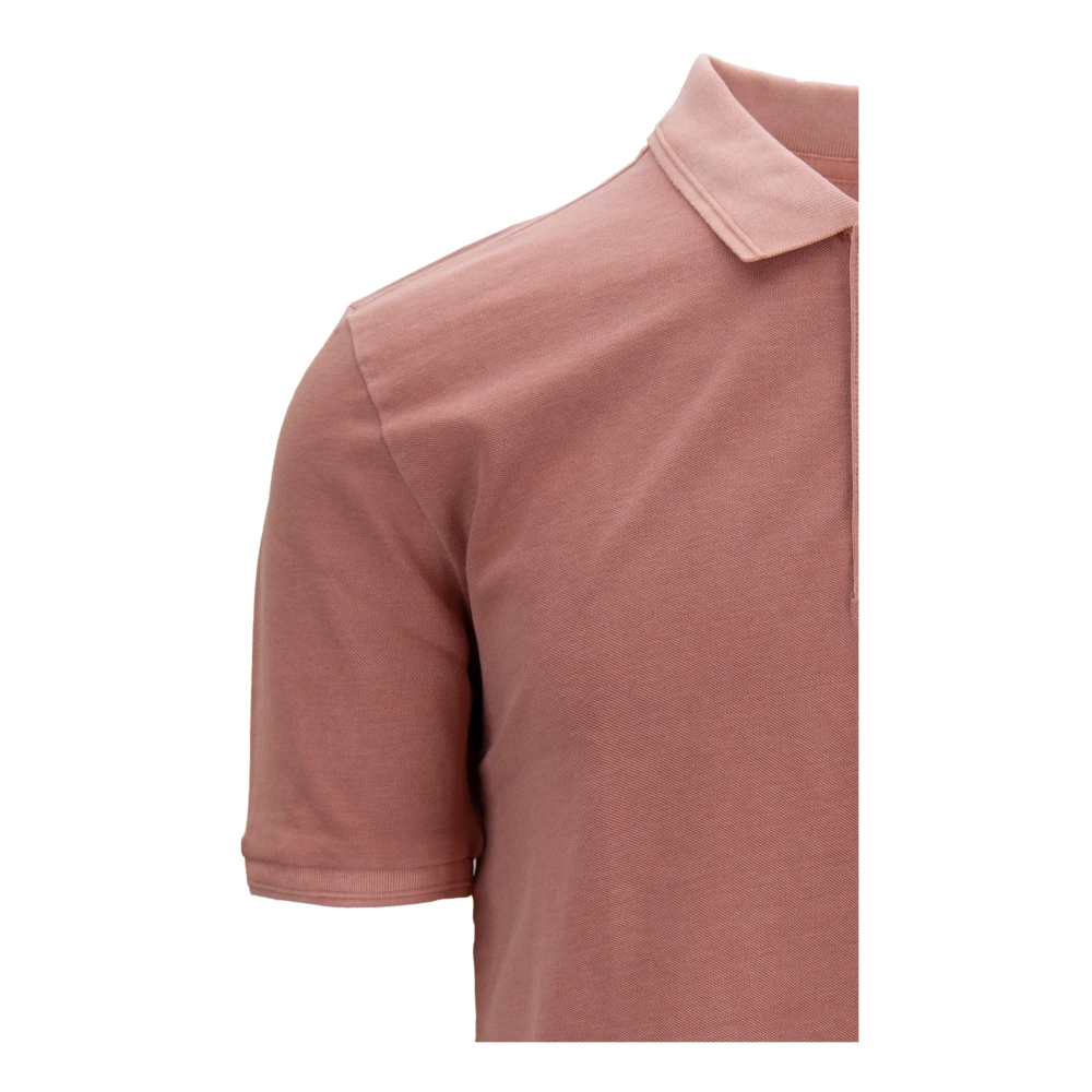 Woolrich Heren Polo Shirt met Knopen Pink Heren