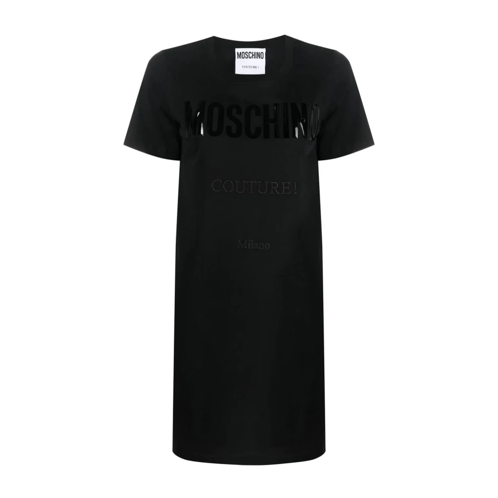 Moschino Short Dresses Black Dames