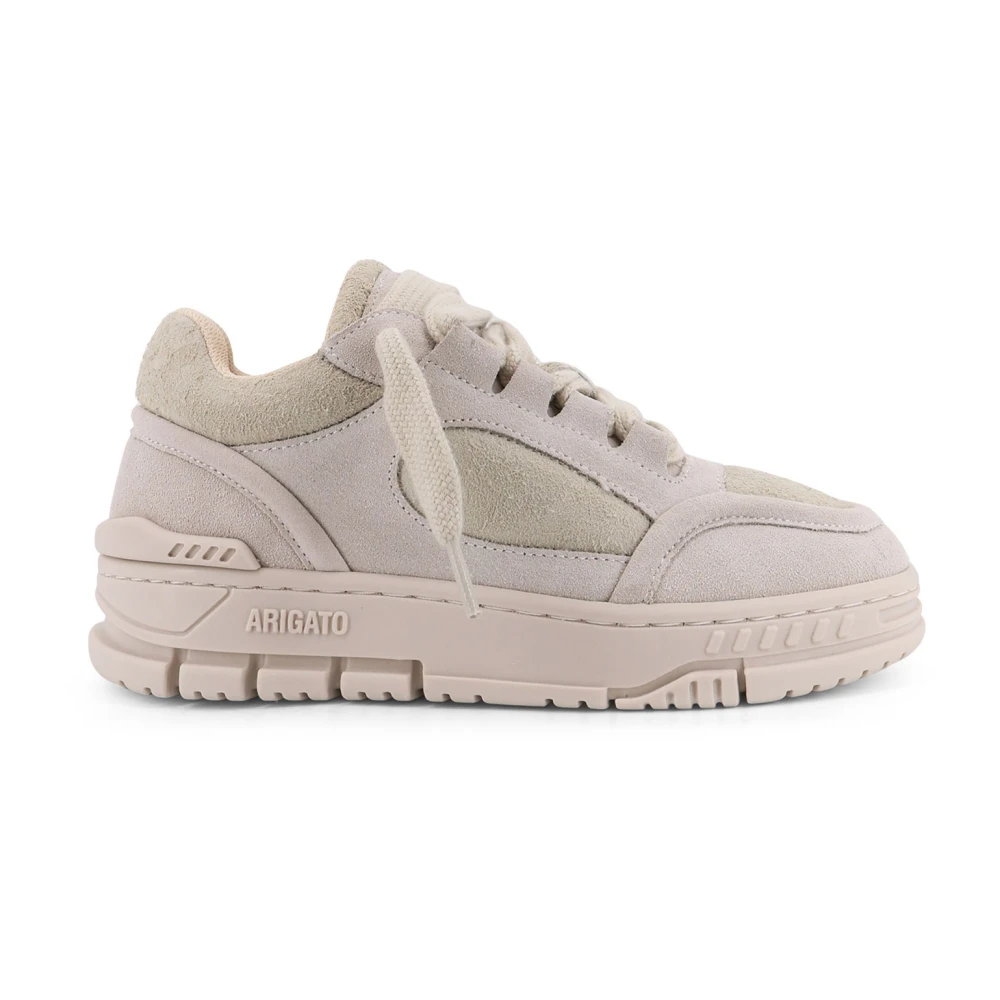 Axel Arigato Women's White Sneakers, 7 Uk, Trainers With Side Logo Patch