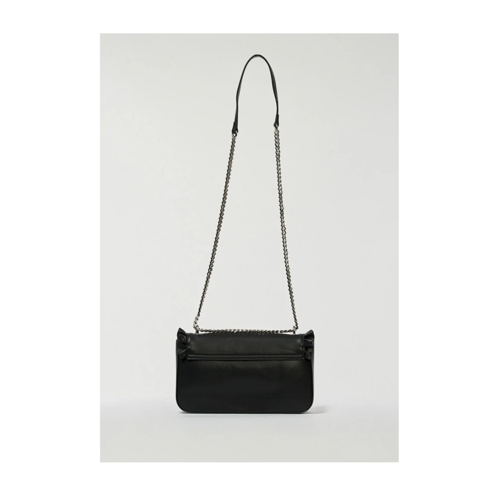 Cult Zwarte Medium Flap Schoudertas Black Dames