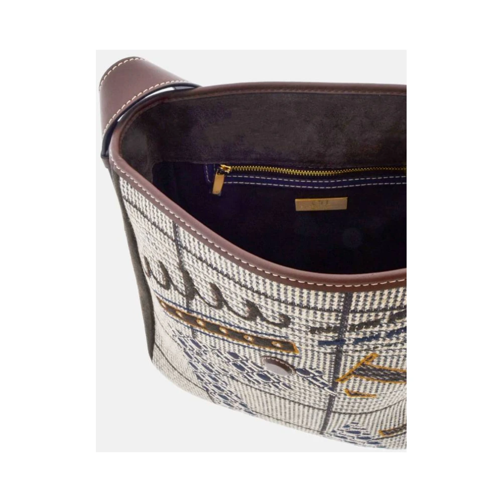 Carolina Herrera Insignia Hobo Tas Brown Dames