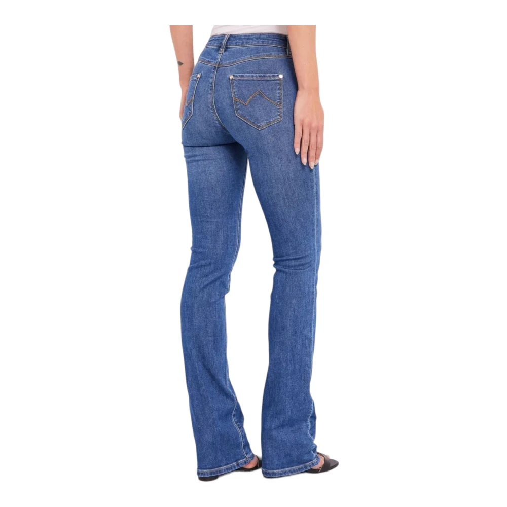 Gaudi Klassieke Boot-cut Jeans Blue Dames