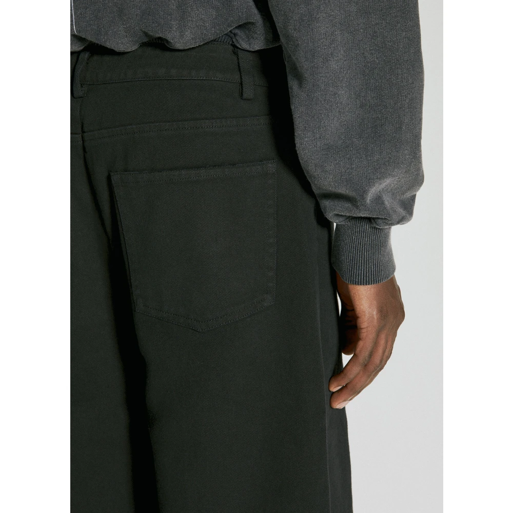 Han Kjøbenhavn Versleten Denim Kniebroek Black Heren