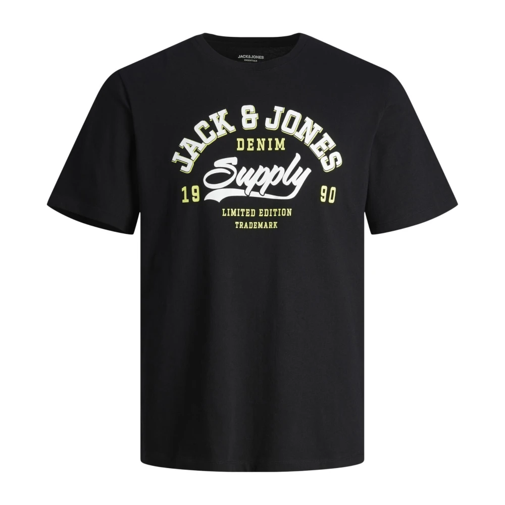 jack & jones Logo Print T-Shirt 3 Pack Multicolor Heren