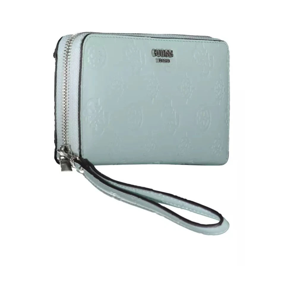Guess Chique lichtblauwe portemonnee met meerdere vakken Blue Dames