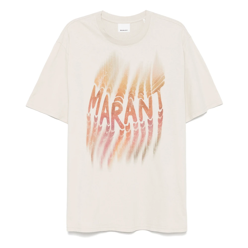 Isabel marant Beige T-shirt Hugo G-B Faded Ecru Beige Heren