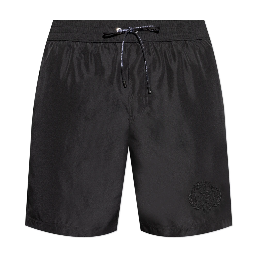 Dolce & Gabbana Uomo Nero Costumi Da Bagno, S, New,