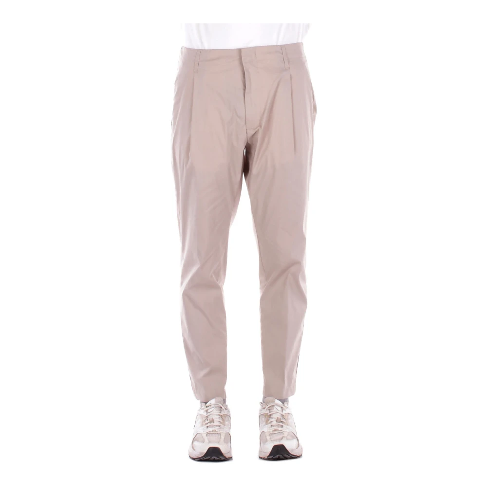 Dondup Mannelijk Beige Broeken Heren, W34, Katoen, Ben Chino Broek