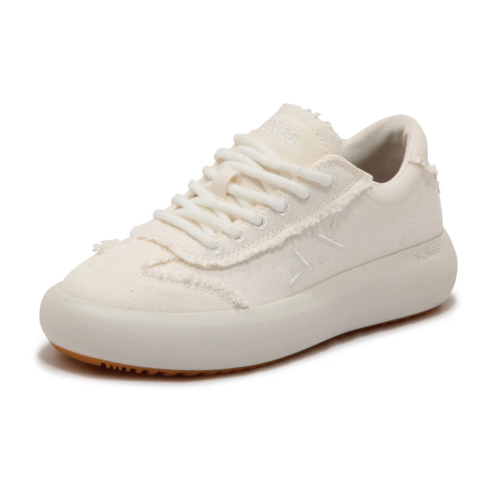 Sun68 Juno Canvas Sneakers Dames Schoenen Wit
