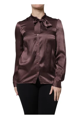 Ascot Collar Blouse Top