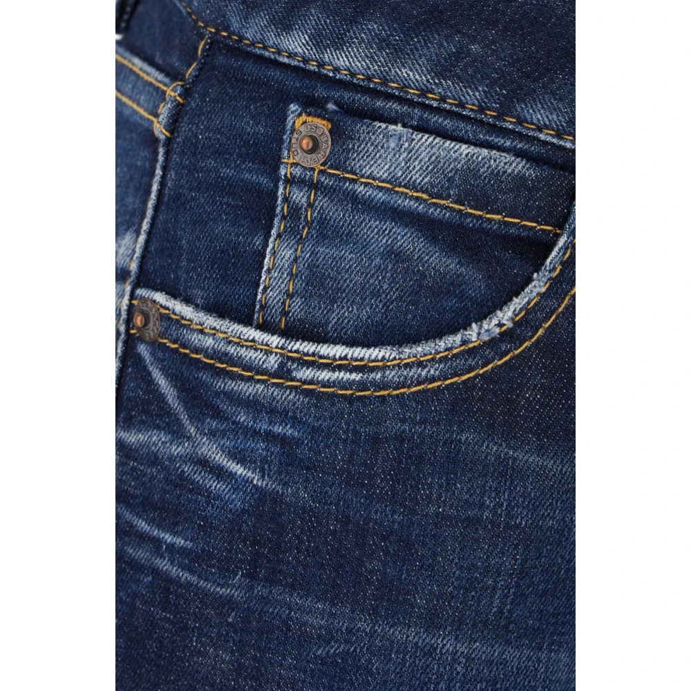 Dsquared2 Klassieke Denim Jeans voor dagelijks gebruik Blue Dames
