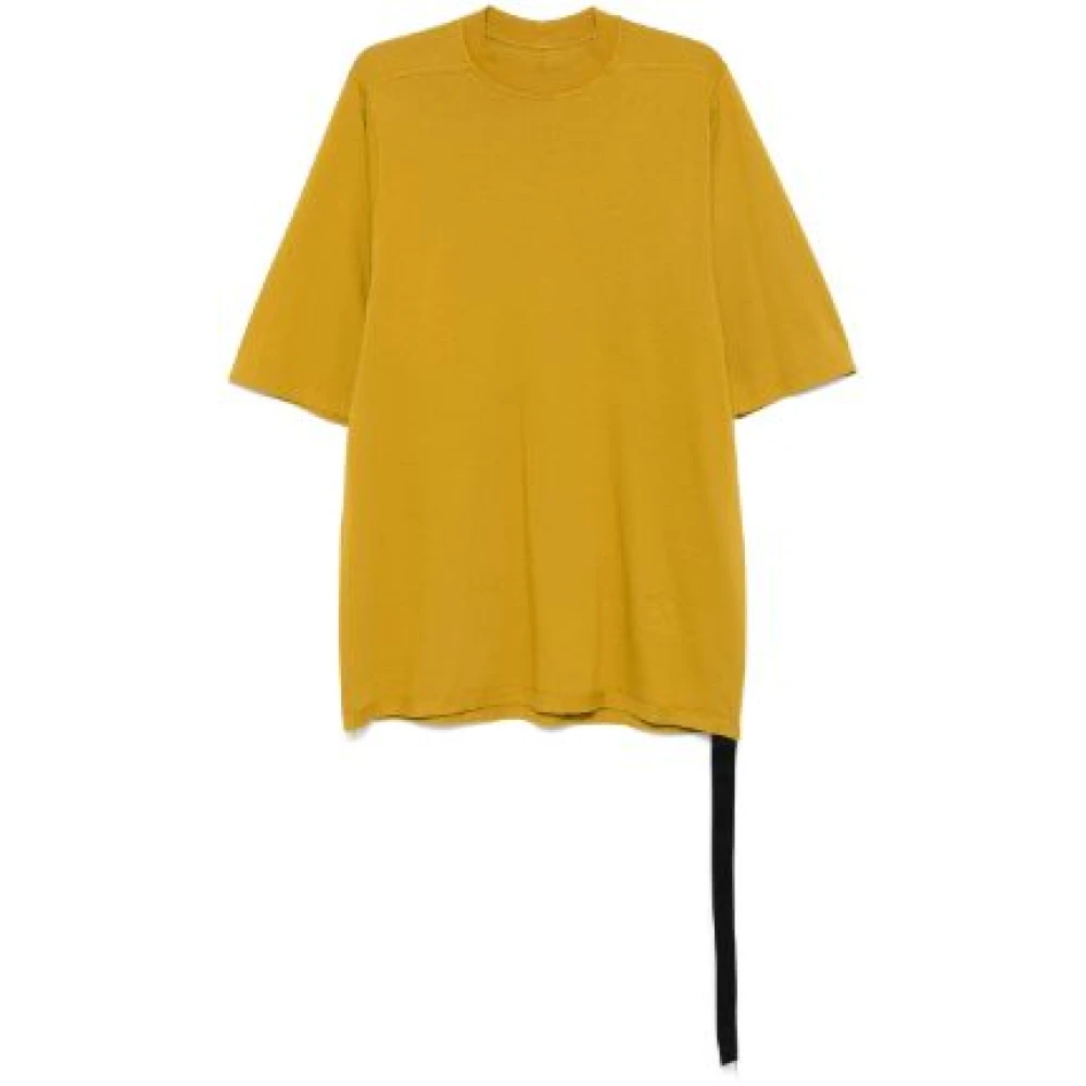 Rick Owens Jumbo Stijlvol T-shirt Yellow Heren
