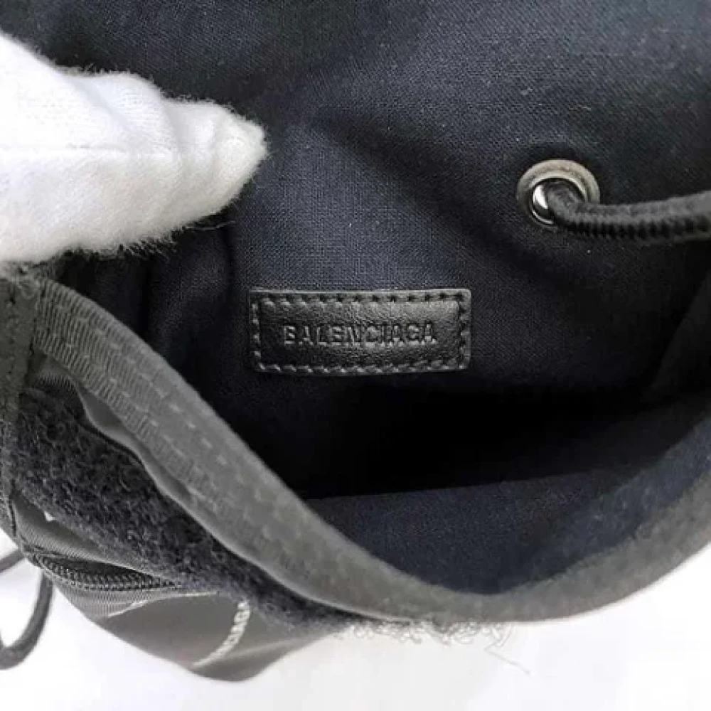 Balenciaga Vintage Pre-owned Nylon shoulder-bags Black Dames