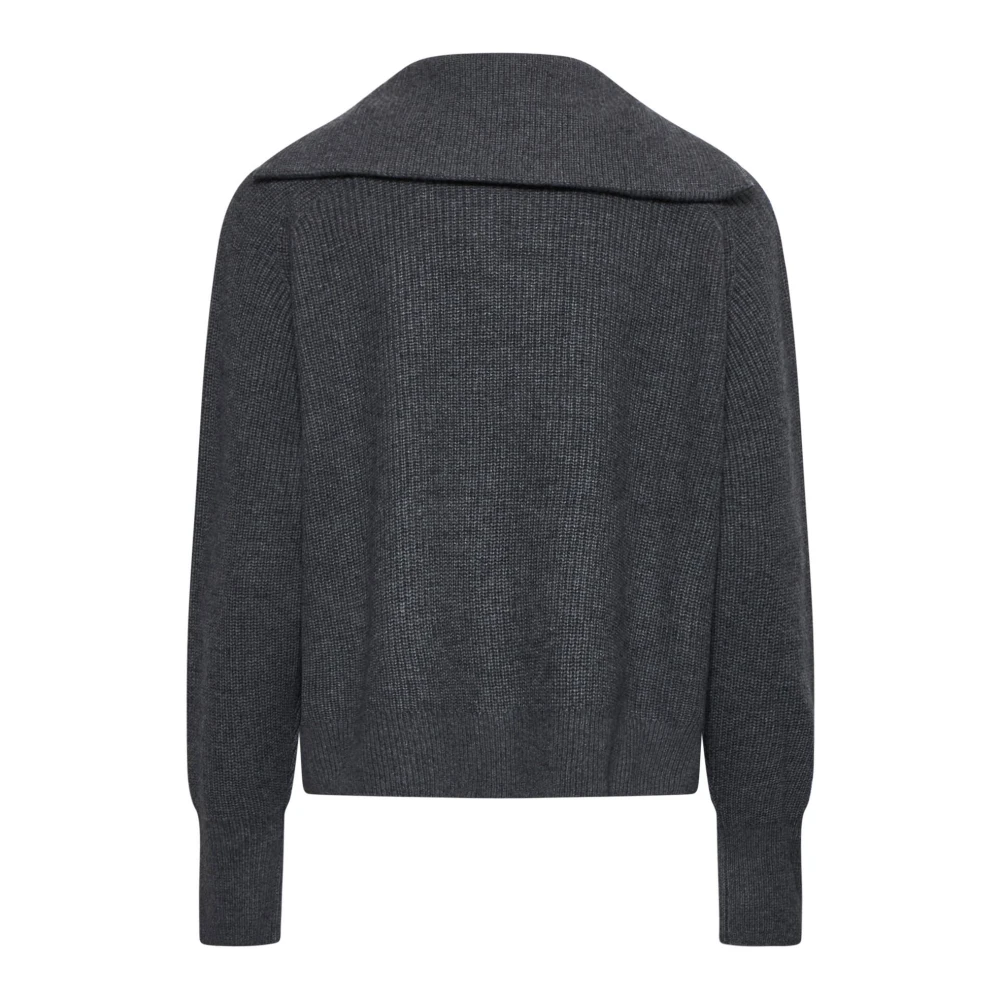 Maison Kitsuné Stijlvolle Sweaters Collectie Gray Dames