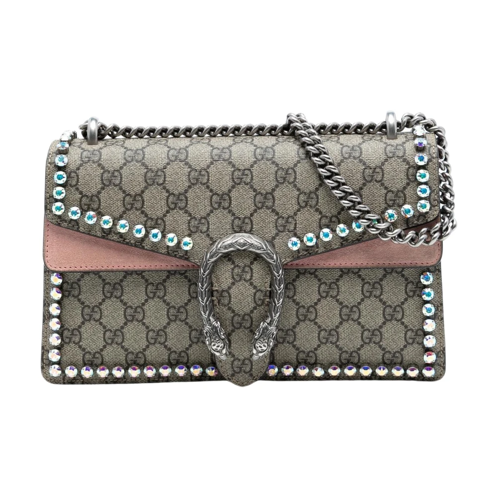 Gucci Vintage Women's Brown Vintage Cross Body Bags, One Size, Pre-Owned Shoulder Bag