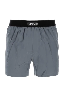 Mörkgrå Satin Boxer