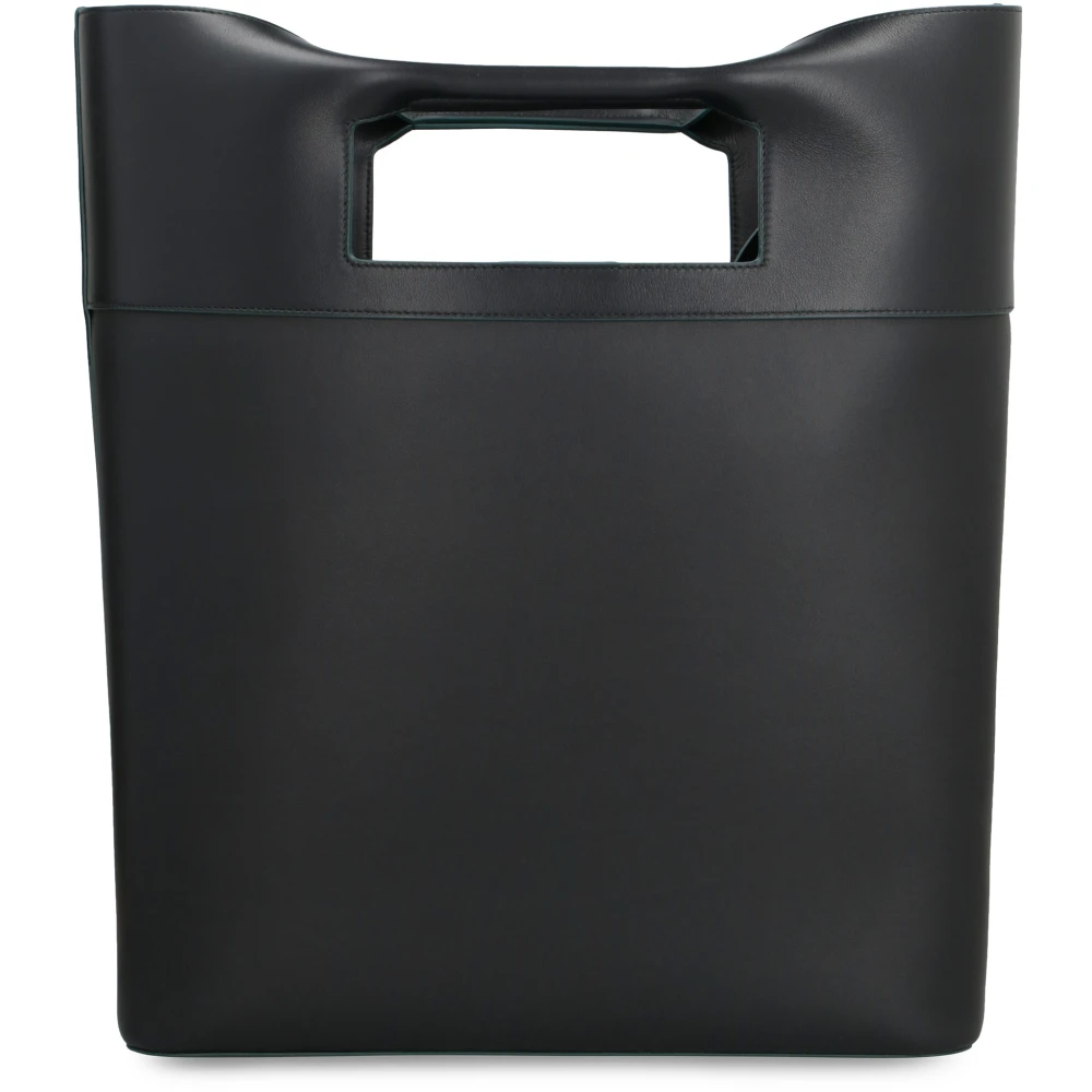 alexander mcqueen Vierkante Boog Leren Tas Black Heren