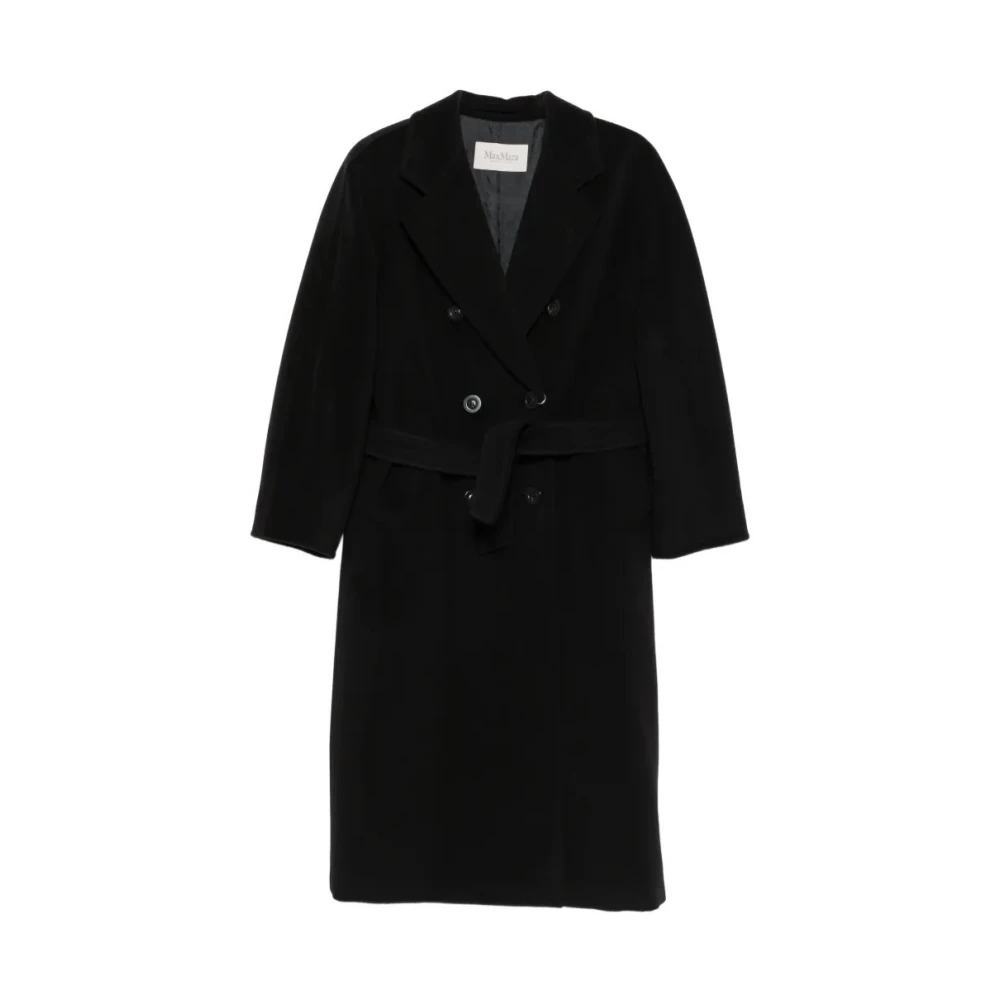 Max Mara Madame Coat - Female - Double-Breasted Coats - Black - 2XS - Coats