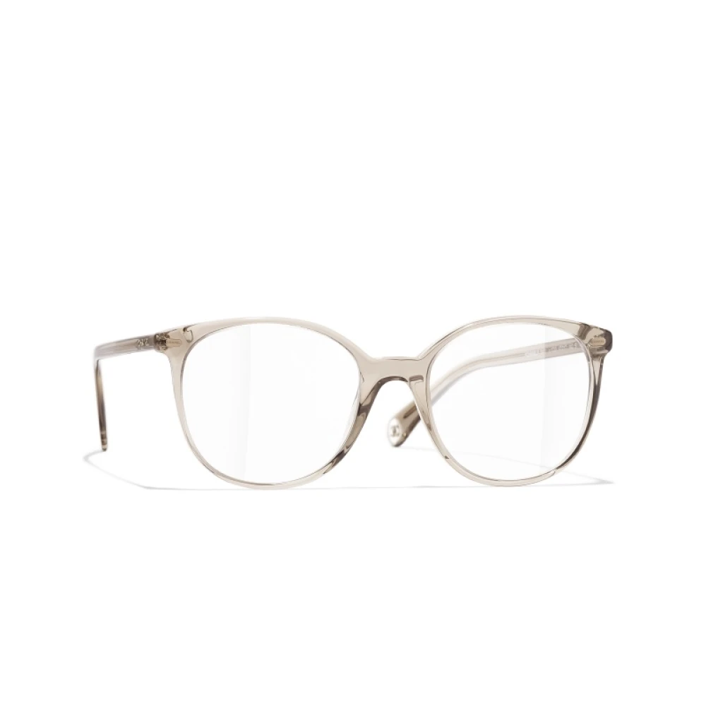 Chanel Iconische originele voorschriftbrillen met garantie Beige Dames