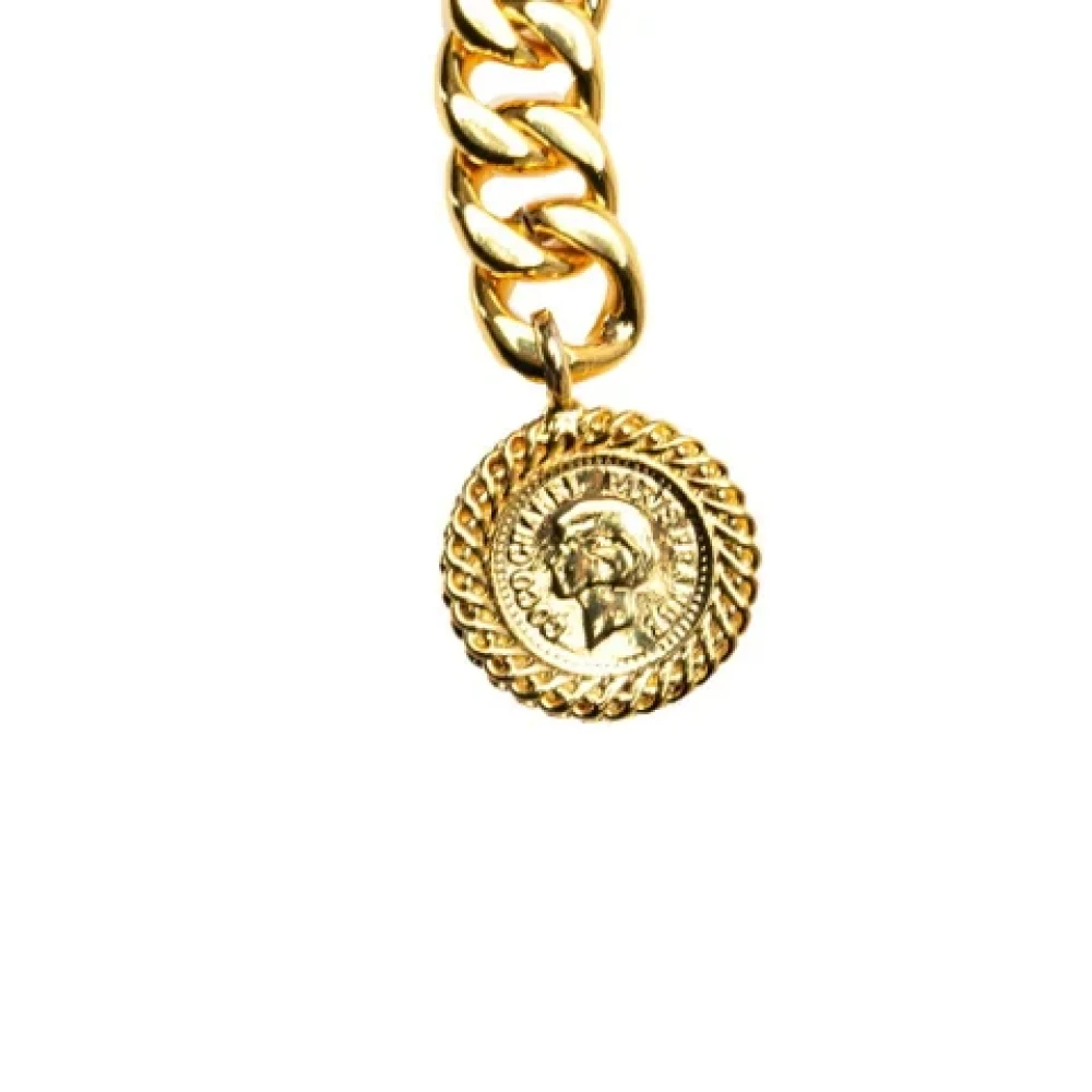 Chanel Vintage Pre-owned Metal belts Yellow Dames