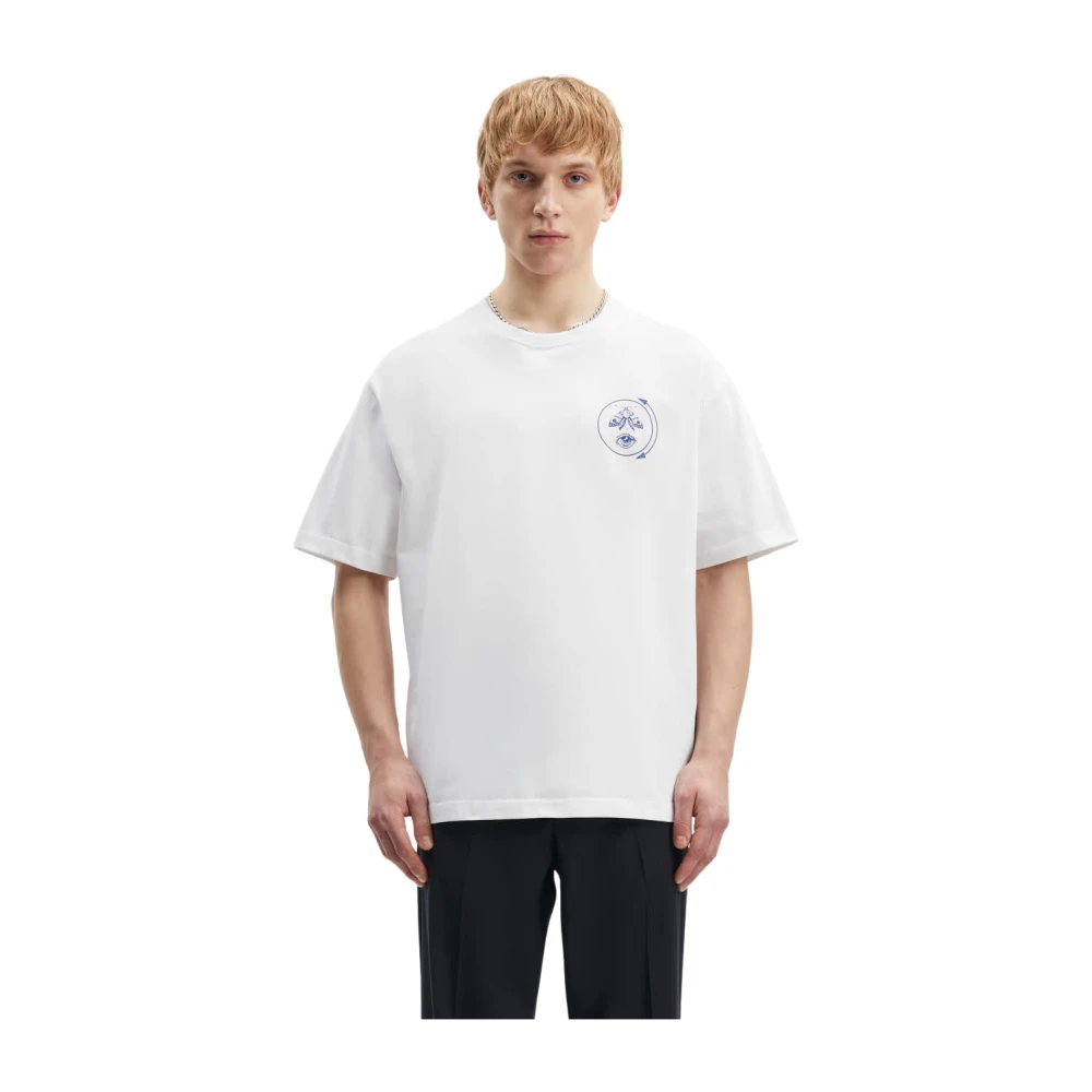 Samsøe Scandinavische stijl Future T-shirt White Heren