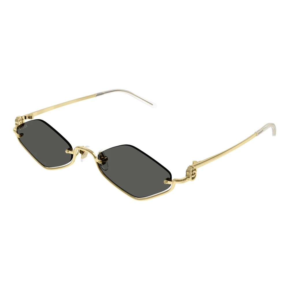 Gucci Women's Yellow Geometric Frame Sunglasses - Sunglasses - 53 Mm - Accessories