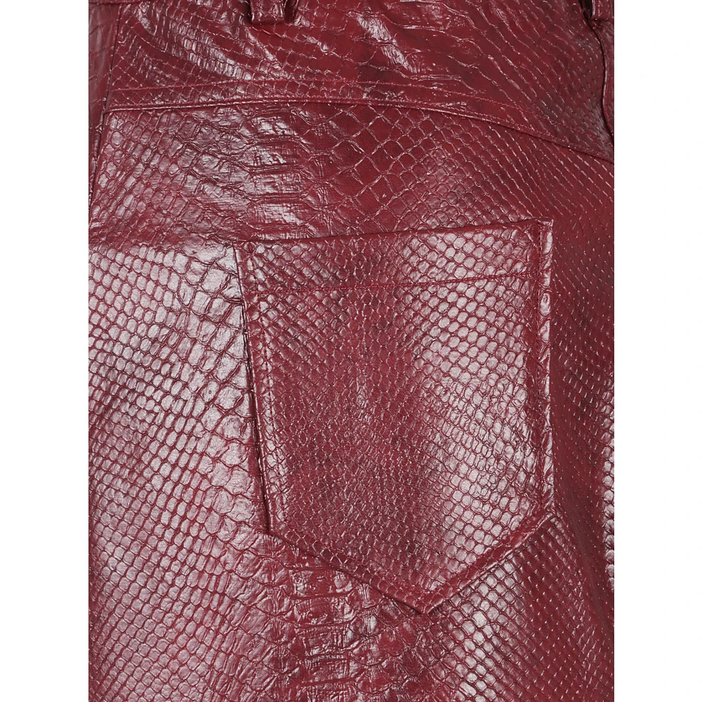 True Royal Bordeaux Rok Samenstelling Gemaakt in Albanië Red Dames