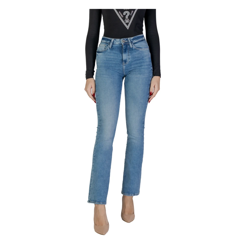 Guess Bootcut Jeans Collectie Lente Zomer Vrouwen Blue Dames