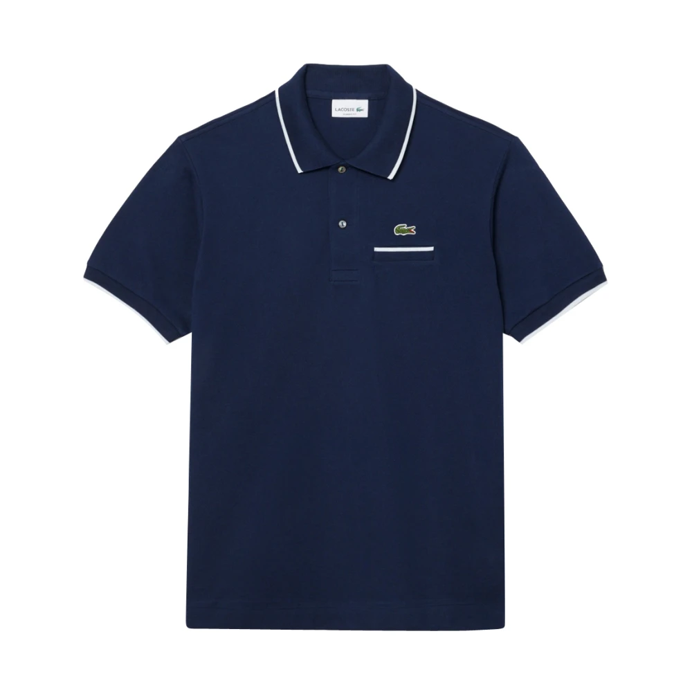 Lacoste Men's Blue Polo Shirts, Xs, Polo Shirt Classic Fit