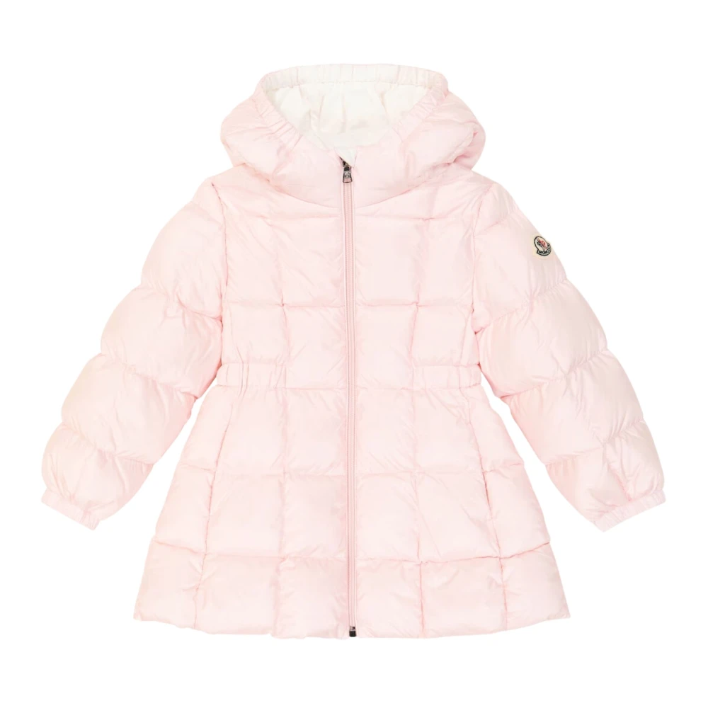 Moncler Rosa Pufferjacka Barn Lång Pink, Flicka