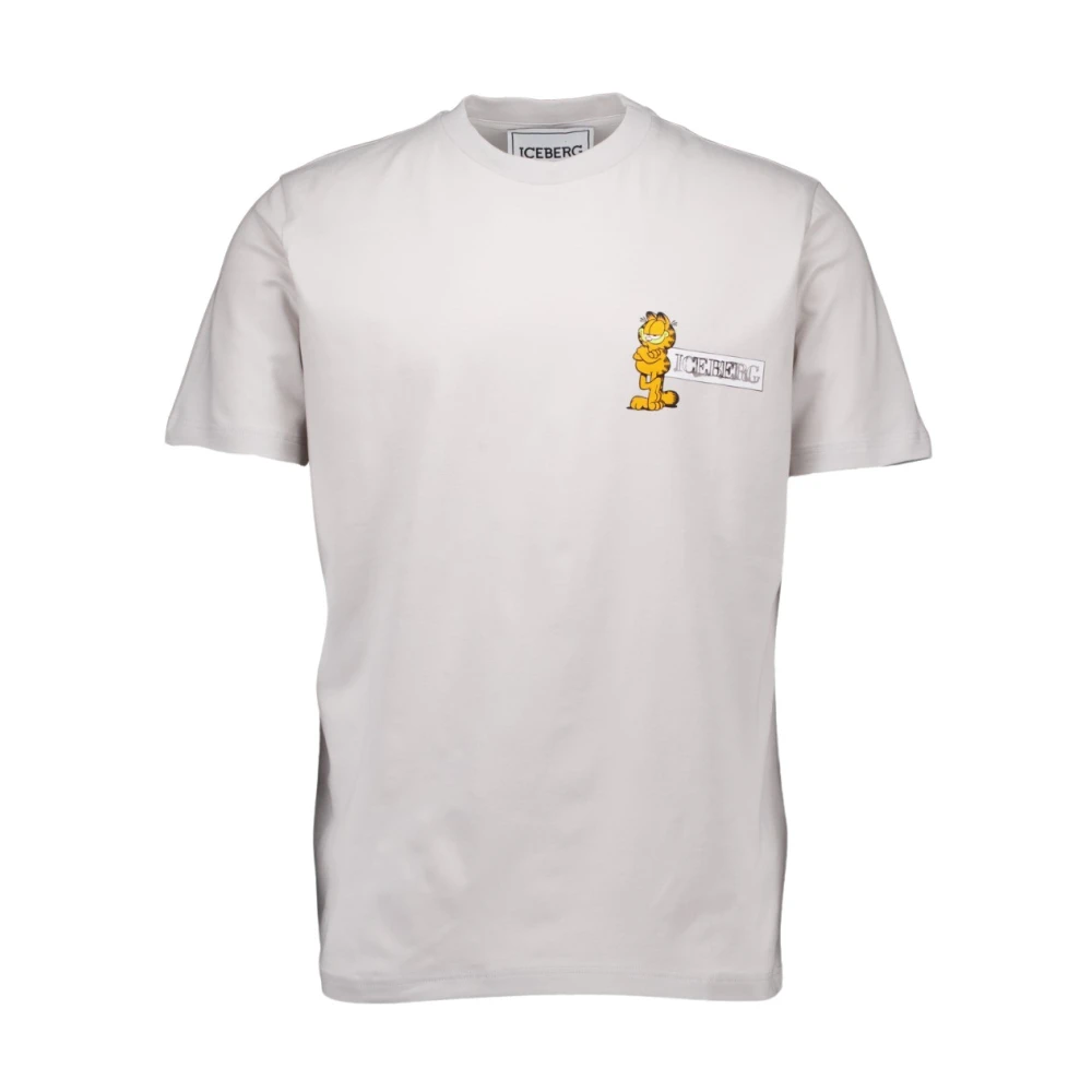 Iceberg Lichtgrijze T-shirt Gray Heren