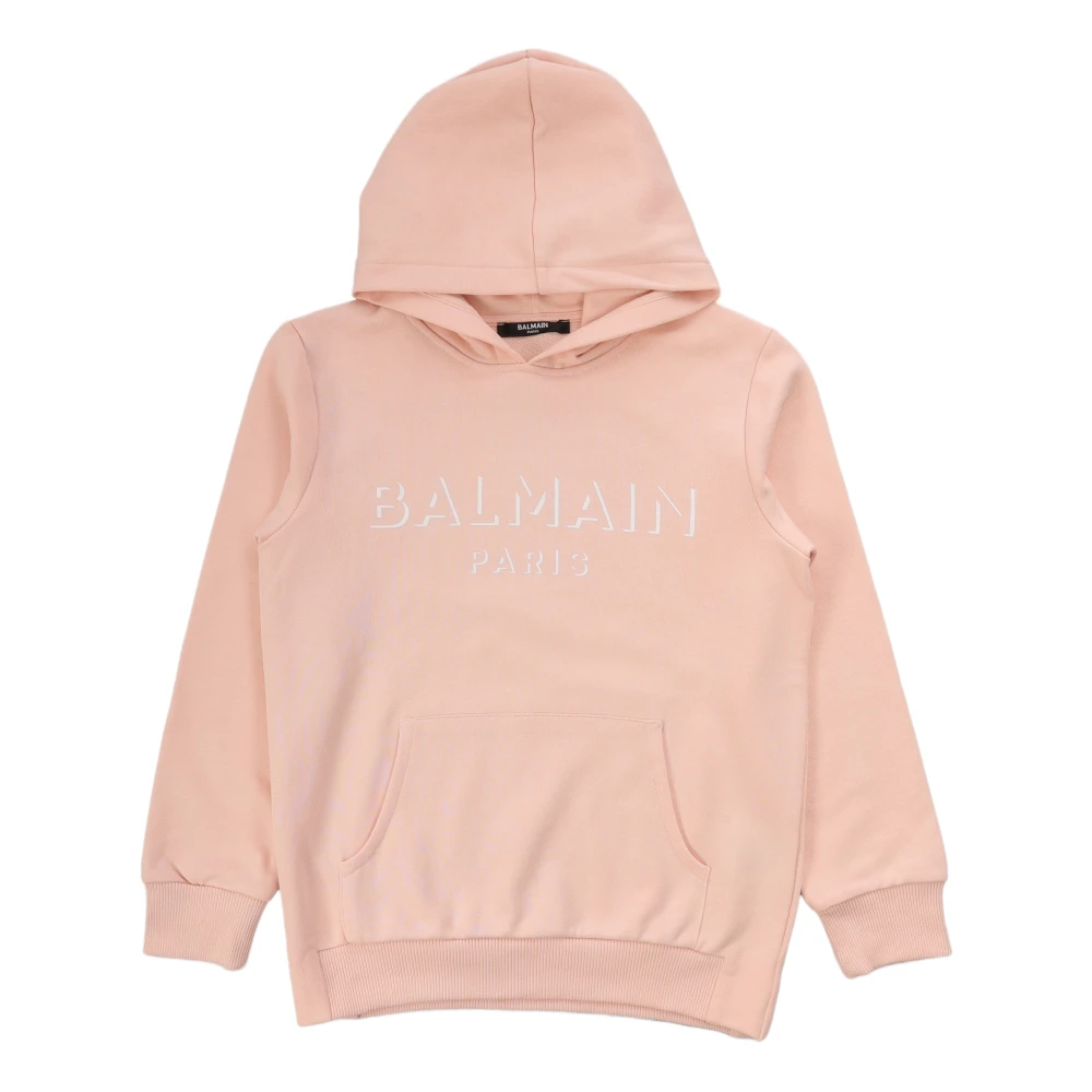 Balmain Barn Hoodie Pink, Pojke