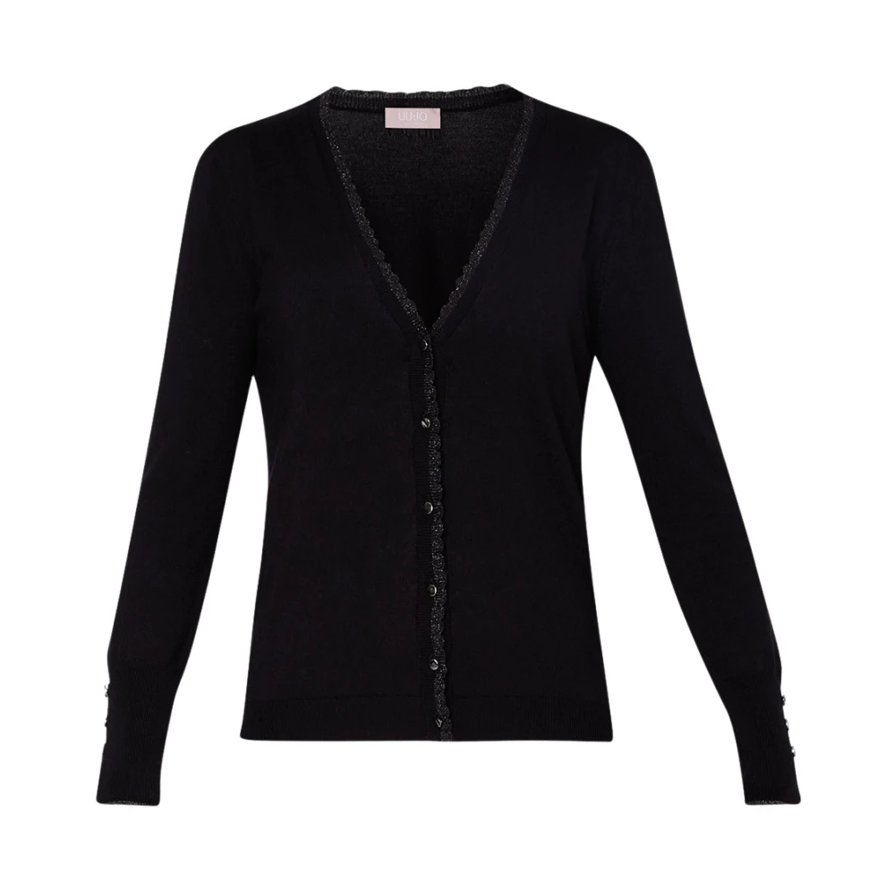 Liu Jo Geknoopte Cardigan Sweater Black Dames
