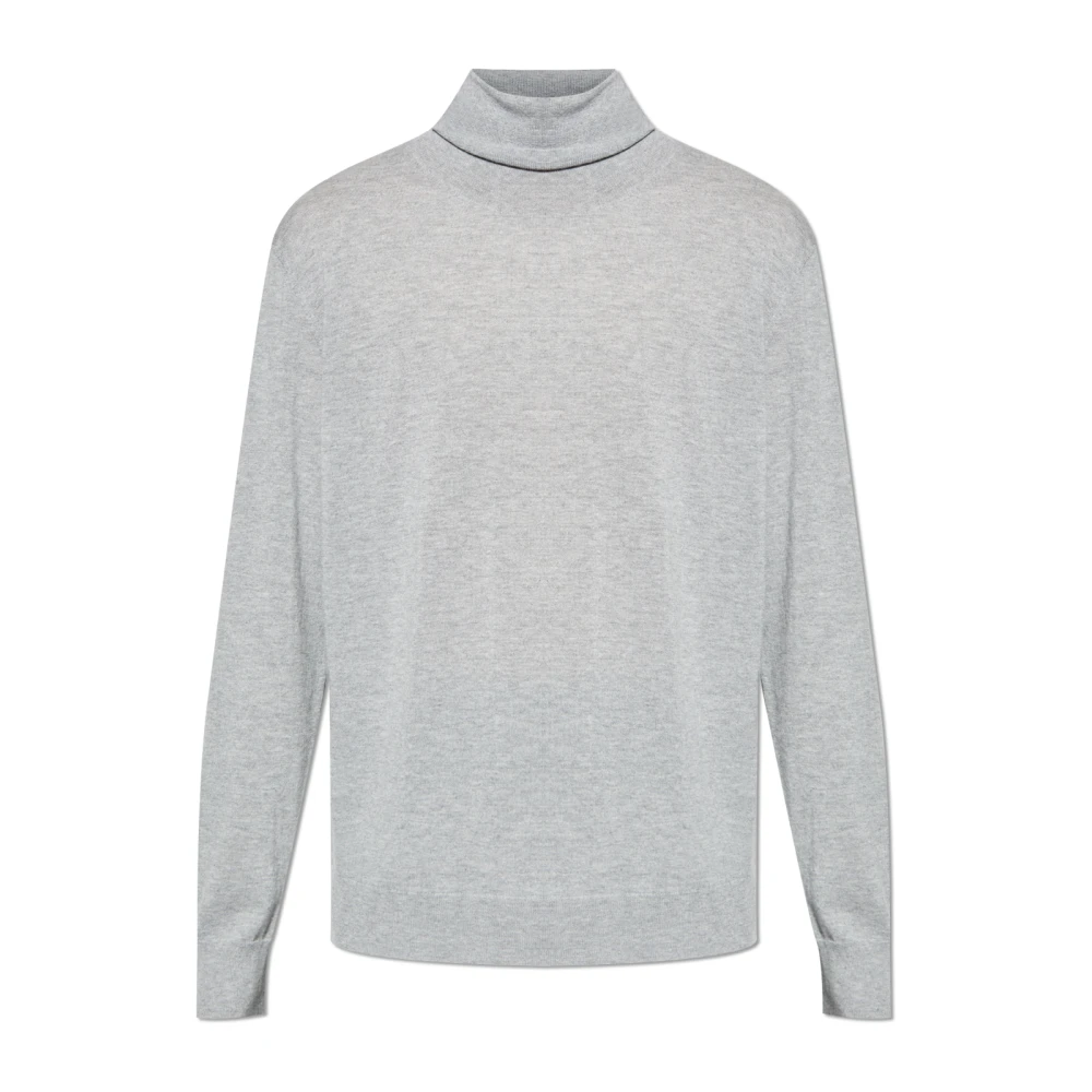 Eleventy Uomo Grigio Maglione Dolcevita In Cachemire