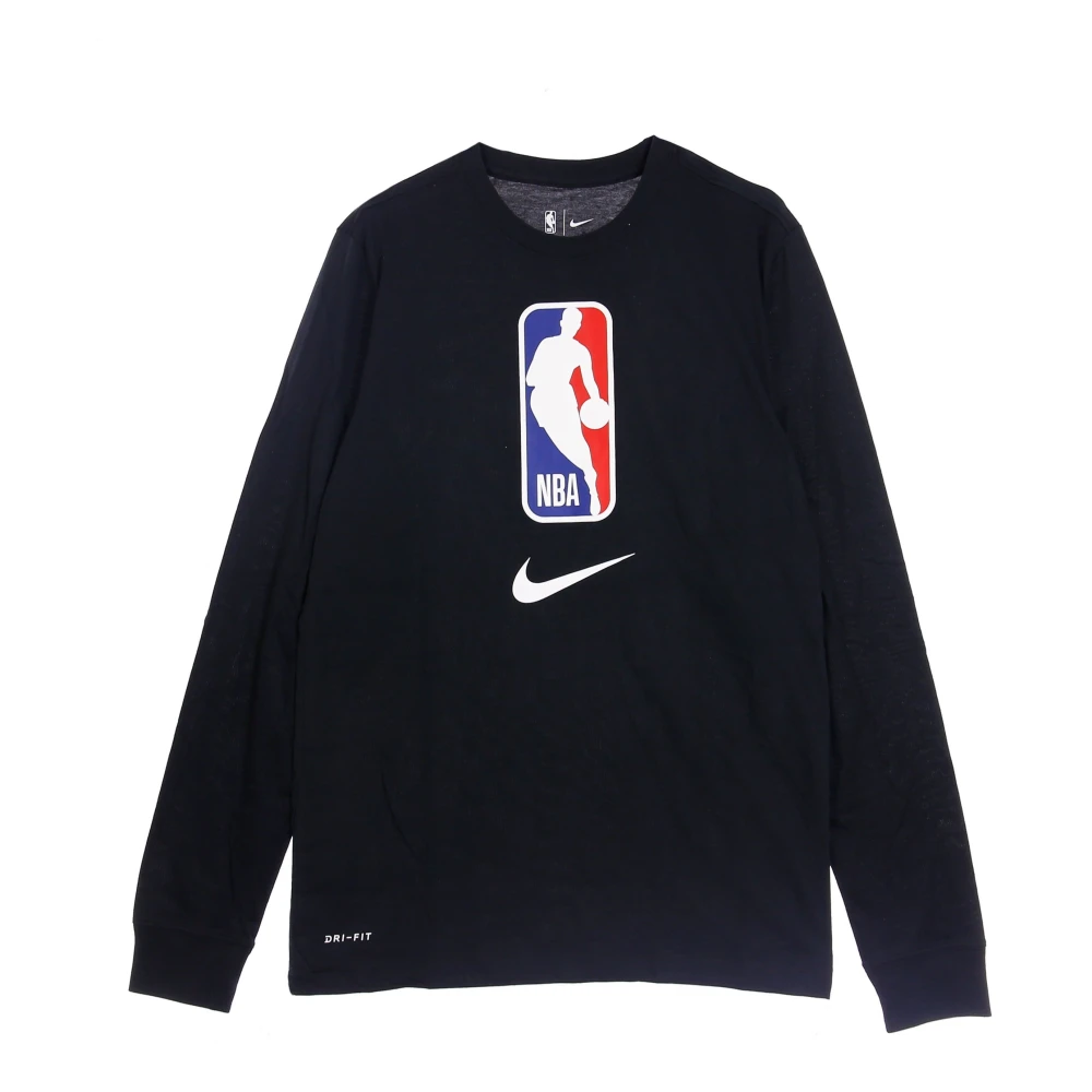 Nike NBA Team Longsleeve T-shirt Black Heren
