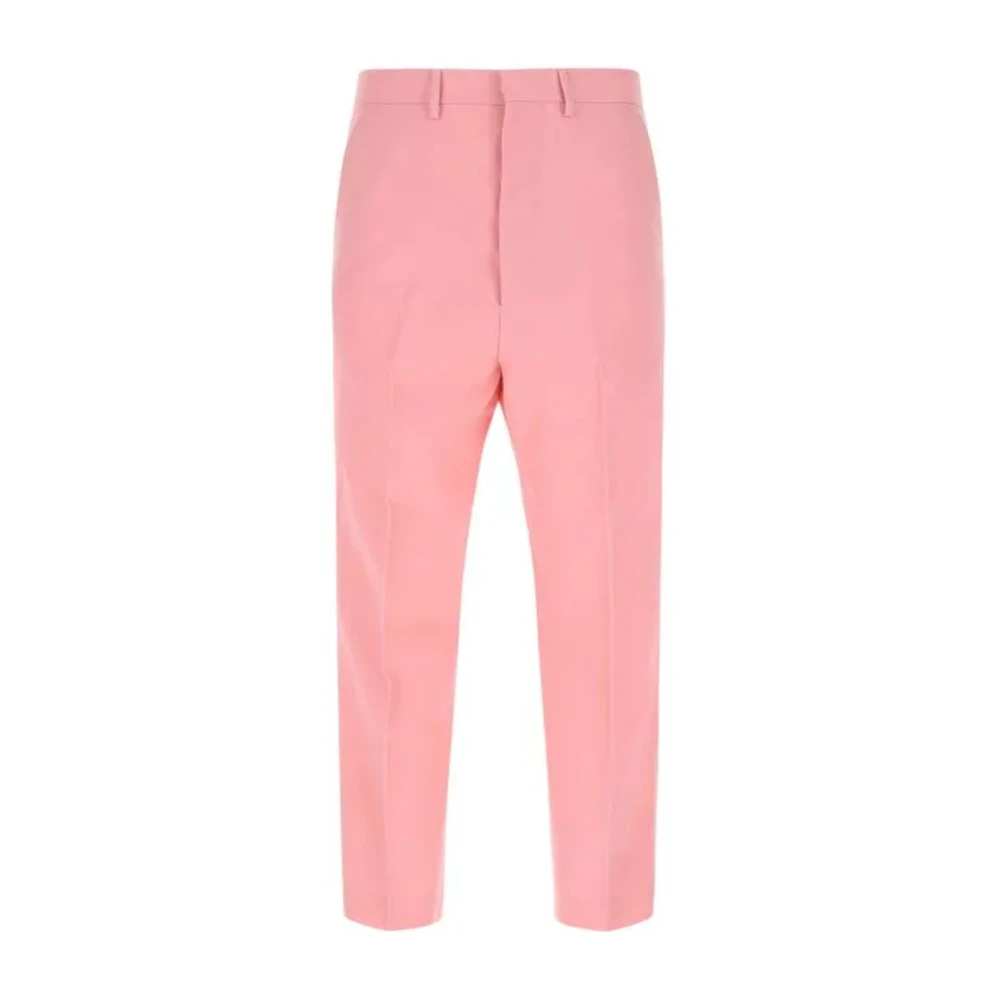 Ami Paris Slim-fit Trousers Pink Heren