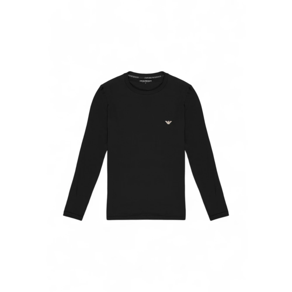 Emporio Armani Mannen Herfst Winter T-shirt en Polo Black Heren