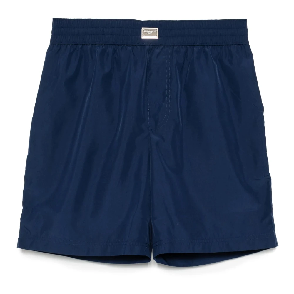 Dolce & Gabbana Men's Blue Sea Clothing Swim Trunks